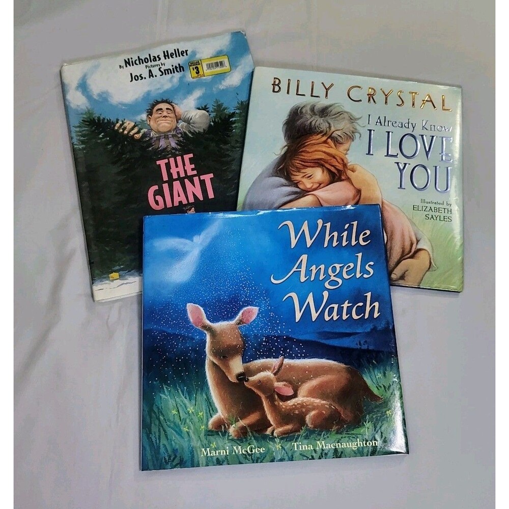 Lot of 3 Children’s Picture Books Mixed Titles Mixed Themes